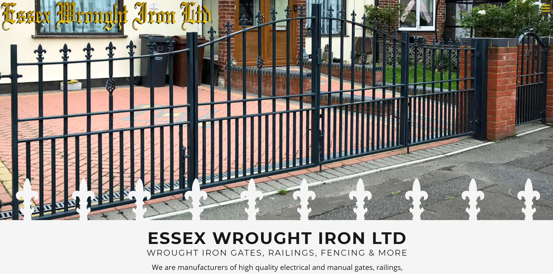 Essex Wrought Iron Ltd Website