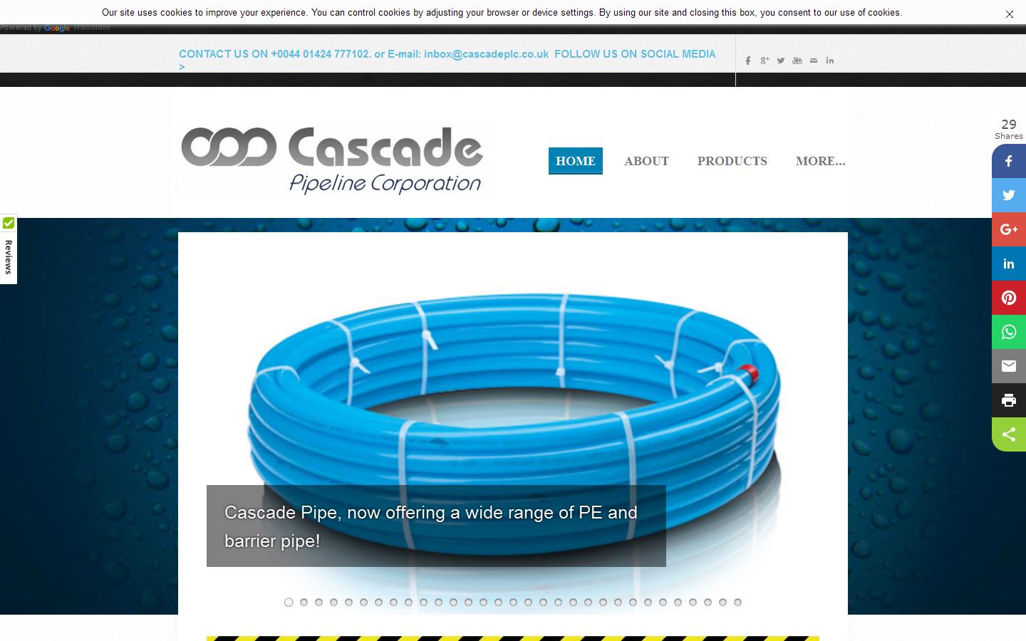 Cascade PLC Website