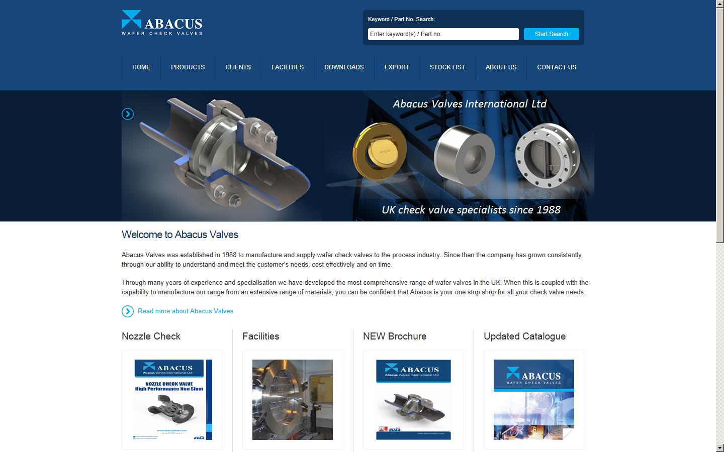 Abacus Valves International Website