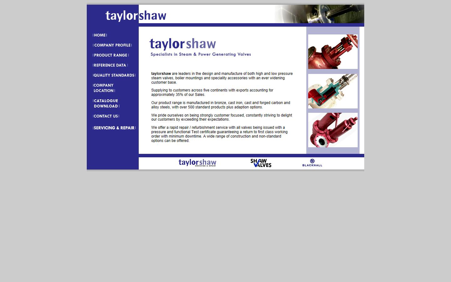 Taylor Shaw Valves Ltd Website