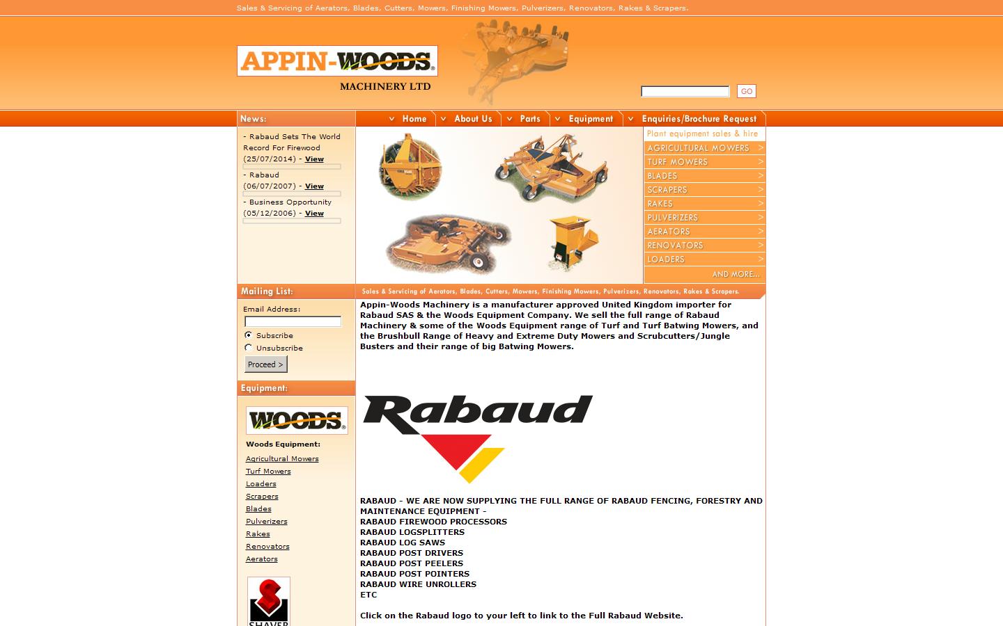 Appin Wood Website