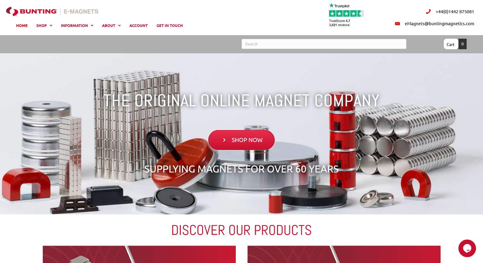 e-Magnets UK Website