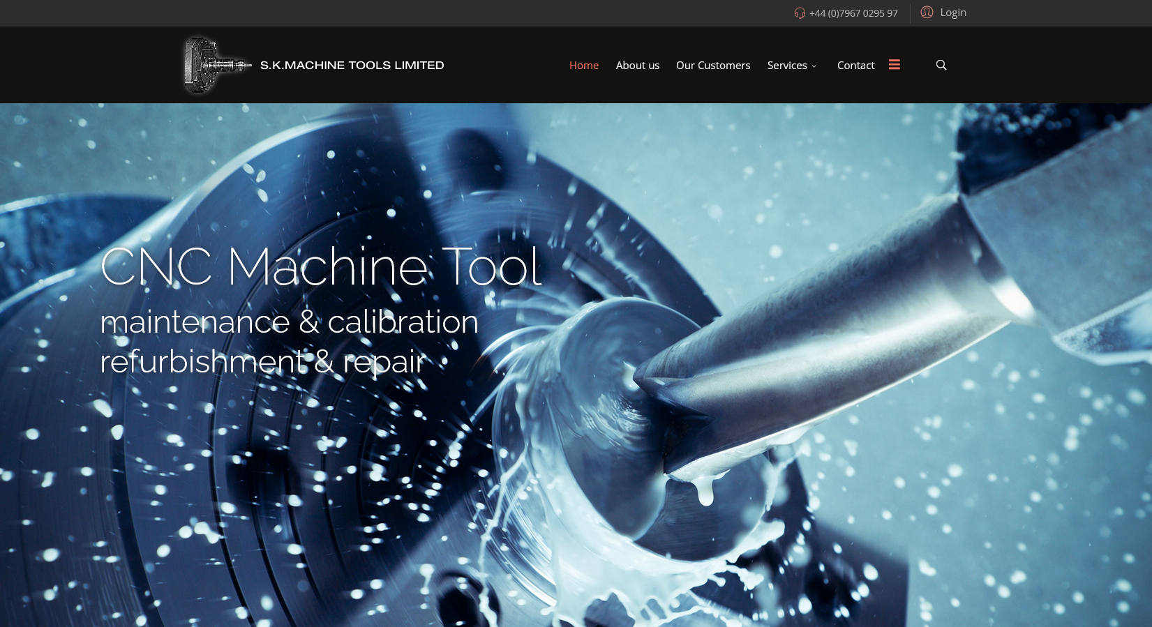 SK Machine Tools Ltd Website