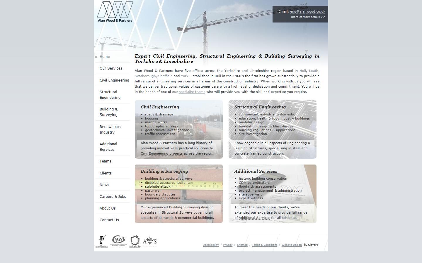 Alan Wood & Partners Website