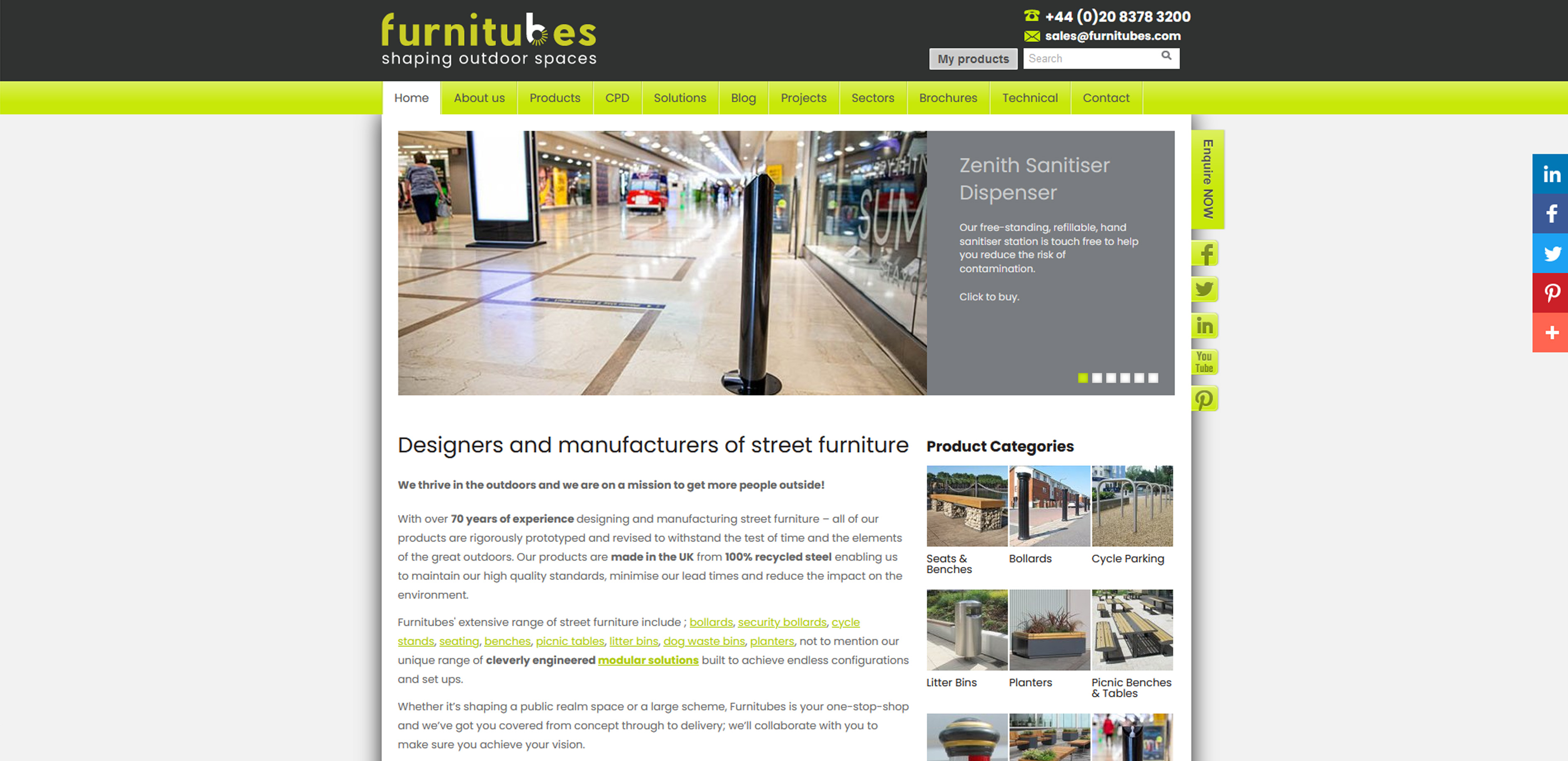 Furnitubes International Ltd Website