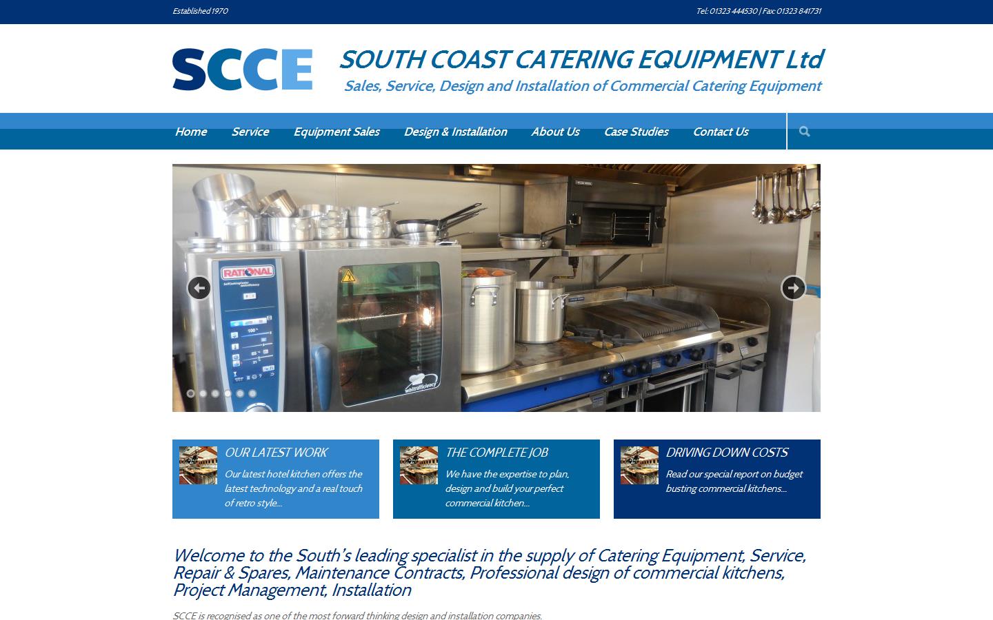 South Coast Catering Equipment Ltd Website