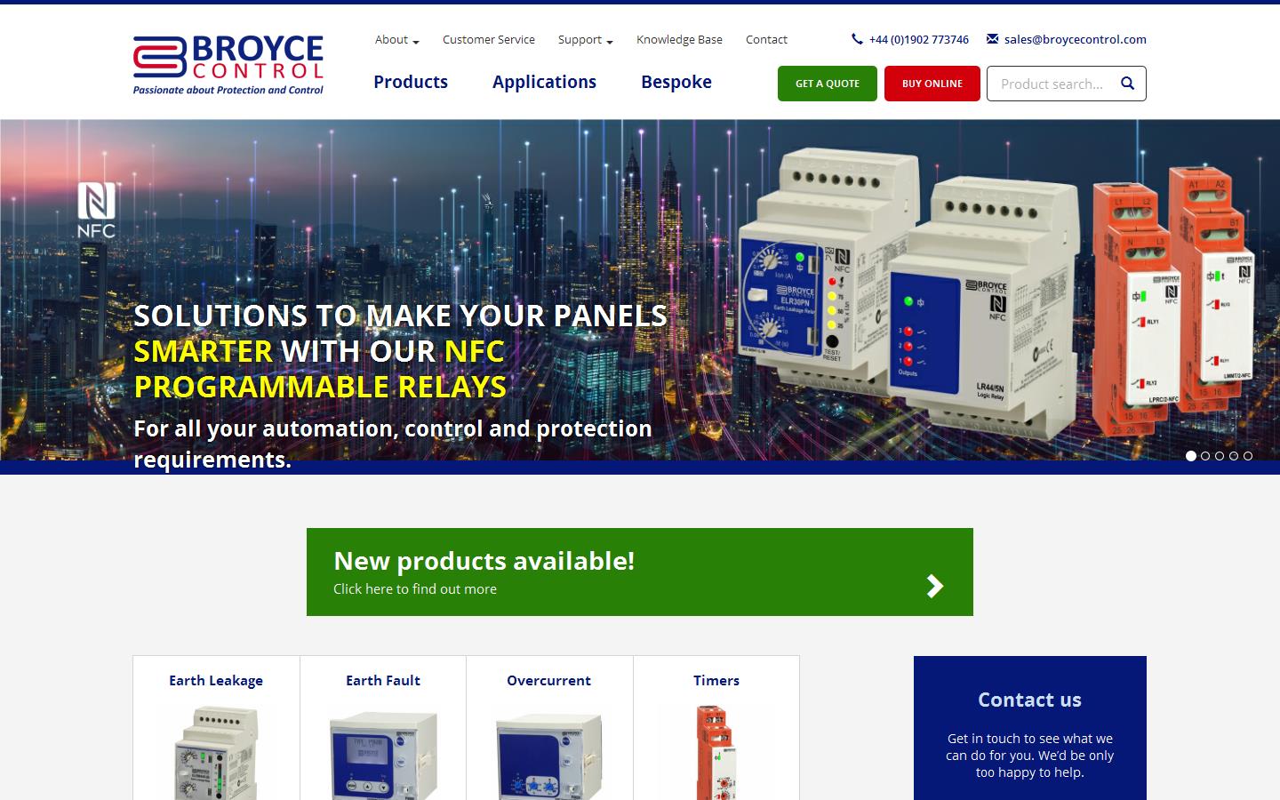 Broyce Control Ltd Website