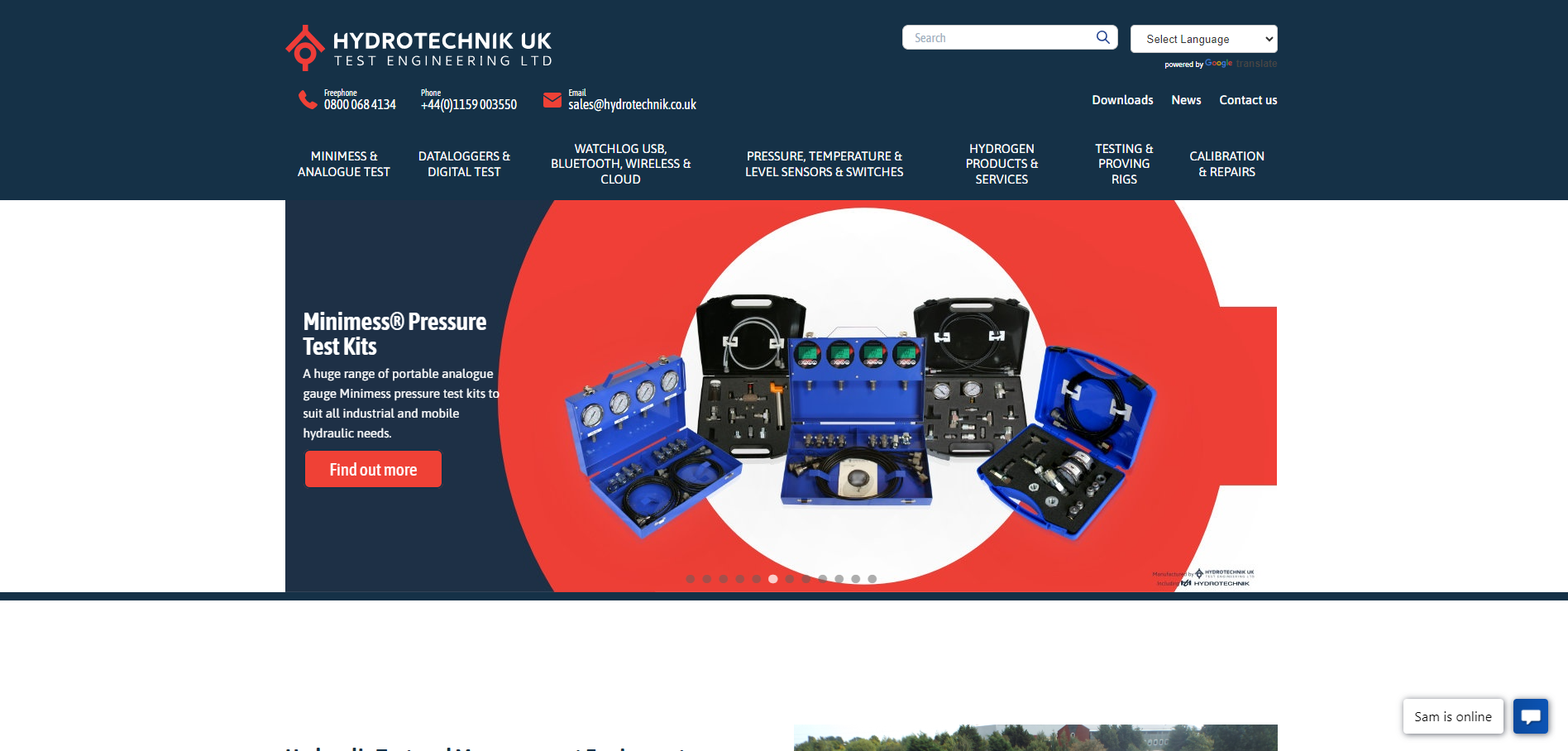 Hydrotechnik UK Ltd Website