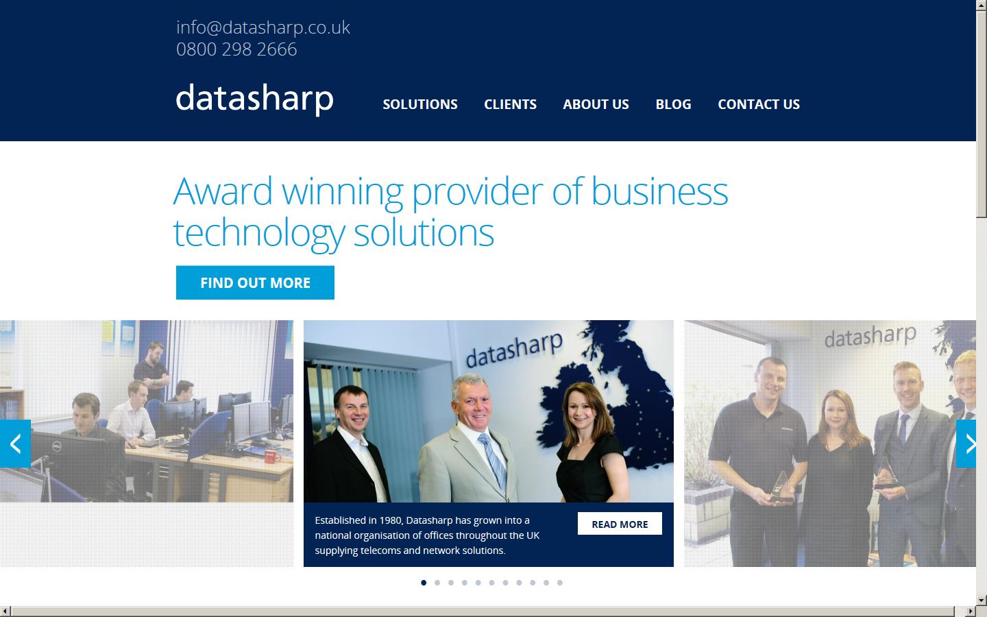 Datasharp Telephony Solutions Website