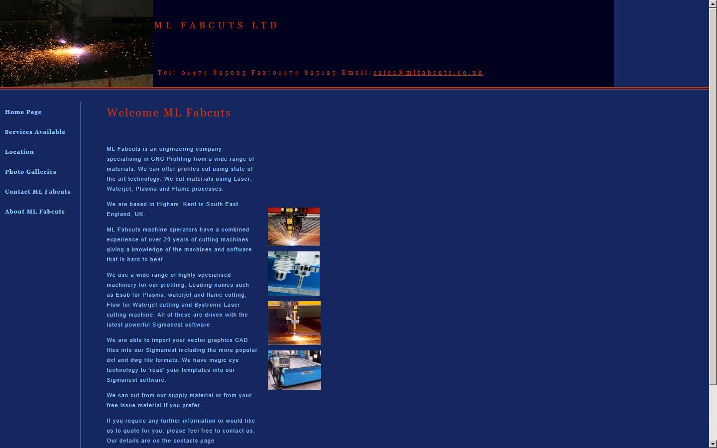 ML Fabcuts Ltd Website