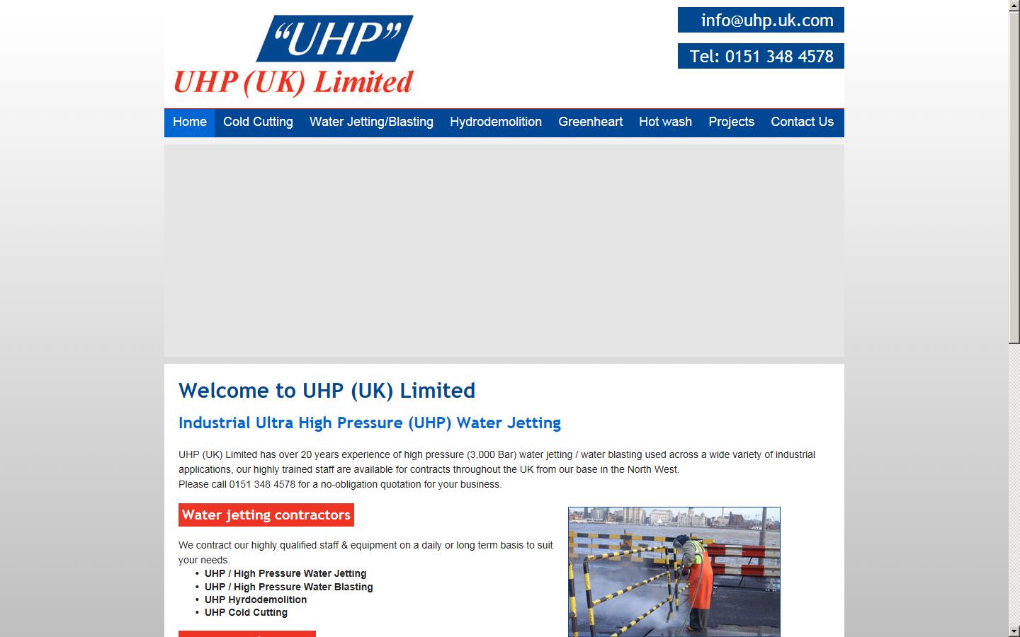 UHP (UK) Ltd Website