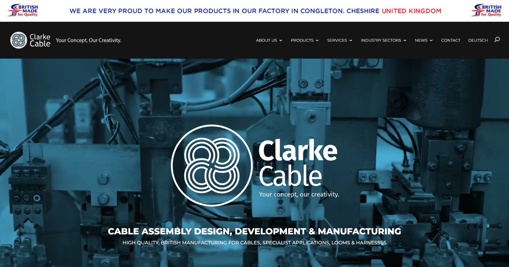 Clarke Cable Ltd Website