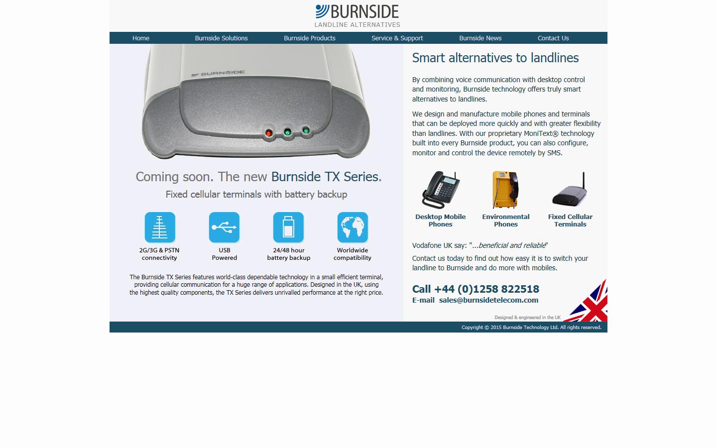 Burnside Telecom Ltd Website