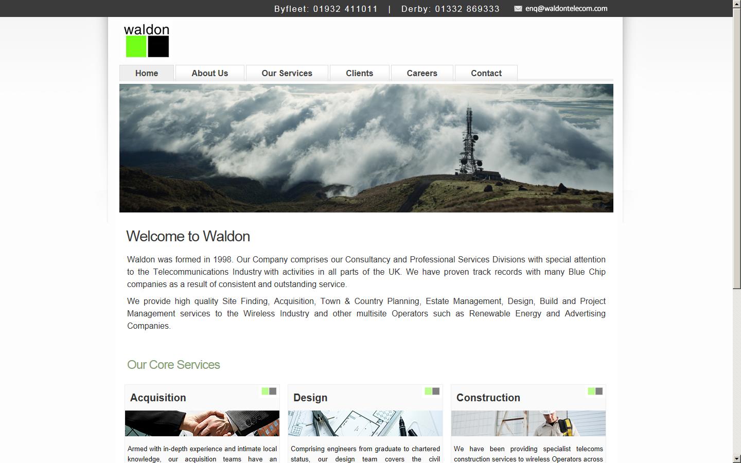 Waldon Telecom Website