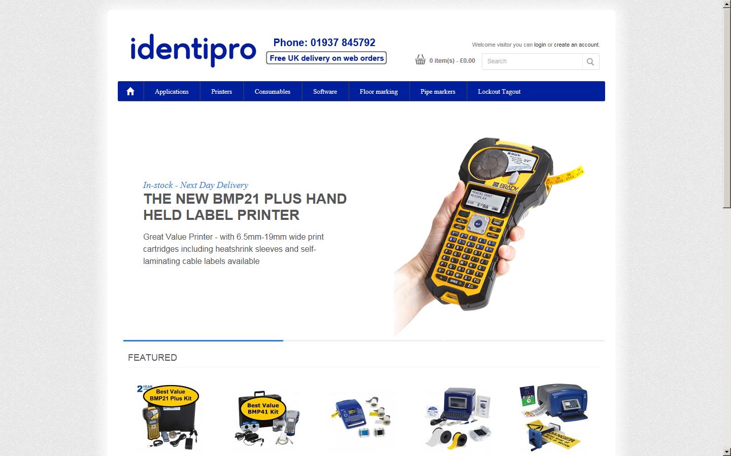 Identipro Ltd Website