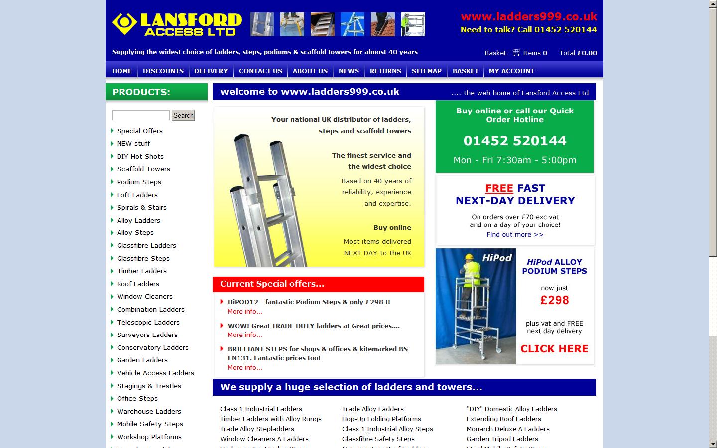 Lansford Access Ltd Website