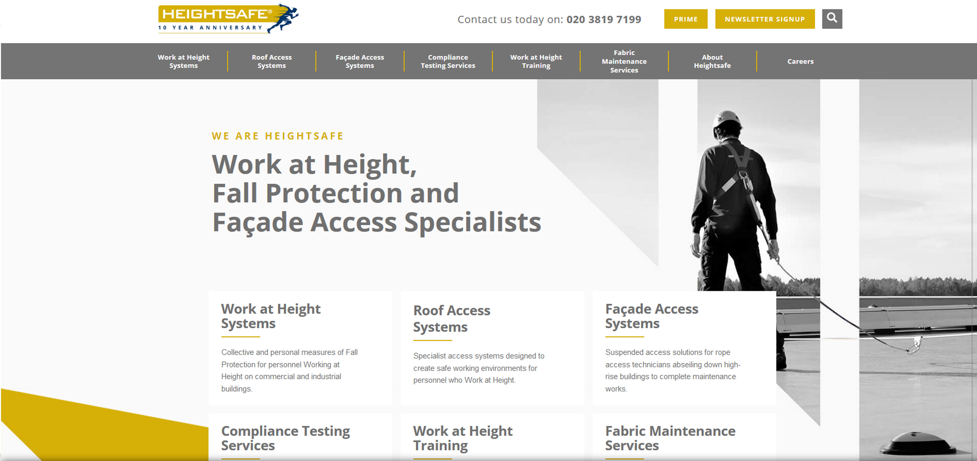 Heightsafe Systems Ltd Website