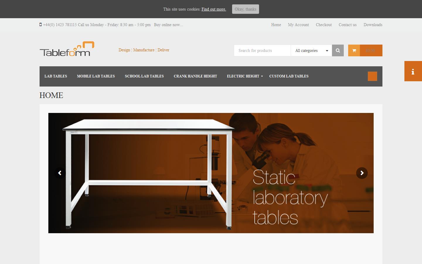 Tableform Website