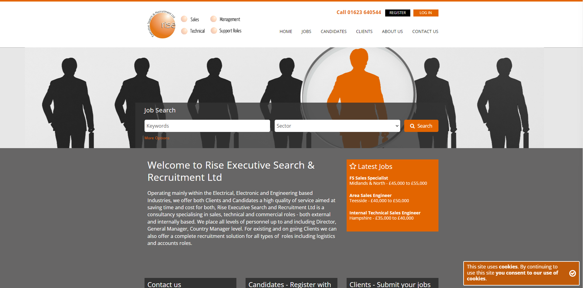 Rise Executive Search & Recruitment Ltd Website