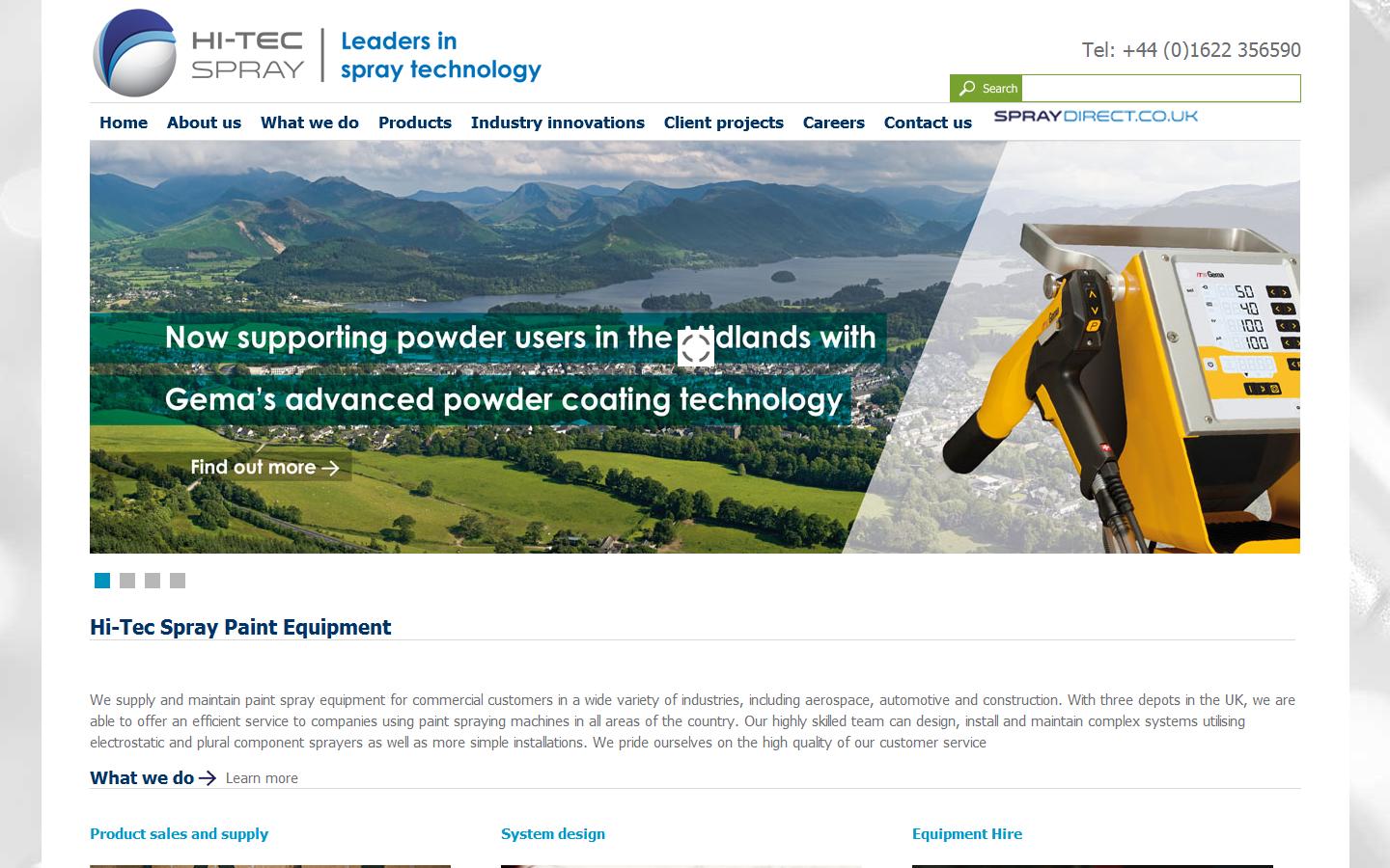 Hi-Tec Spray Ltd Website