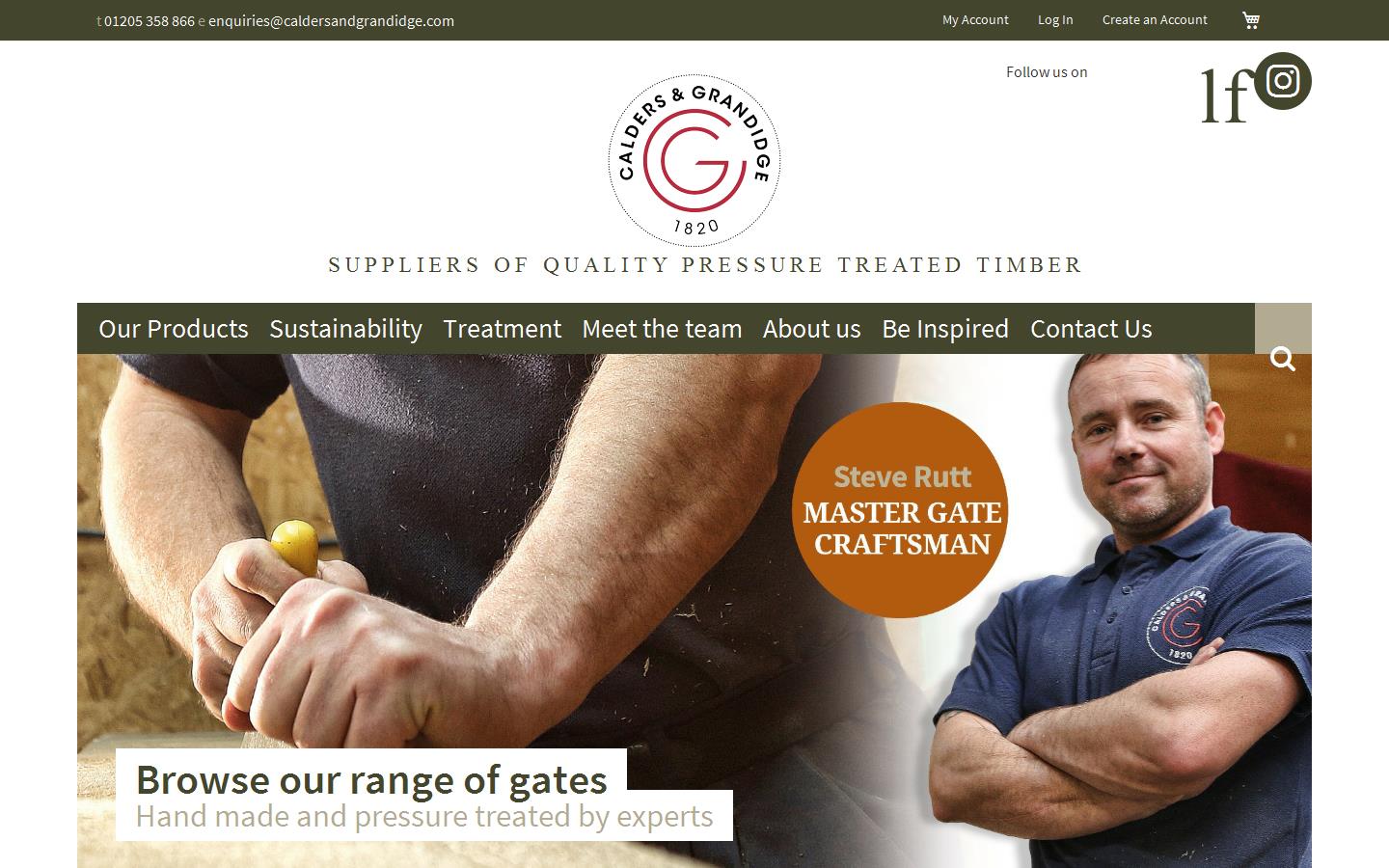 Calders & Grandidge Website