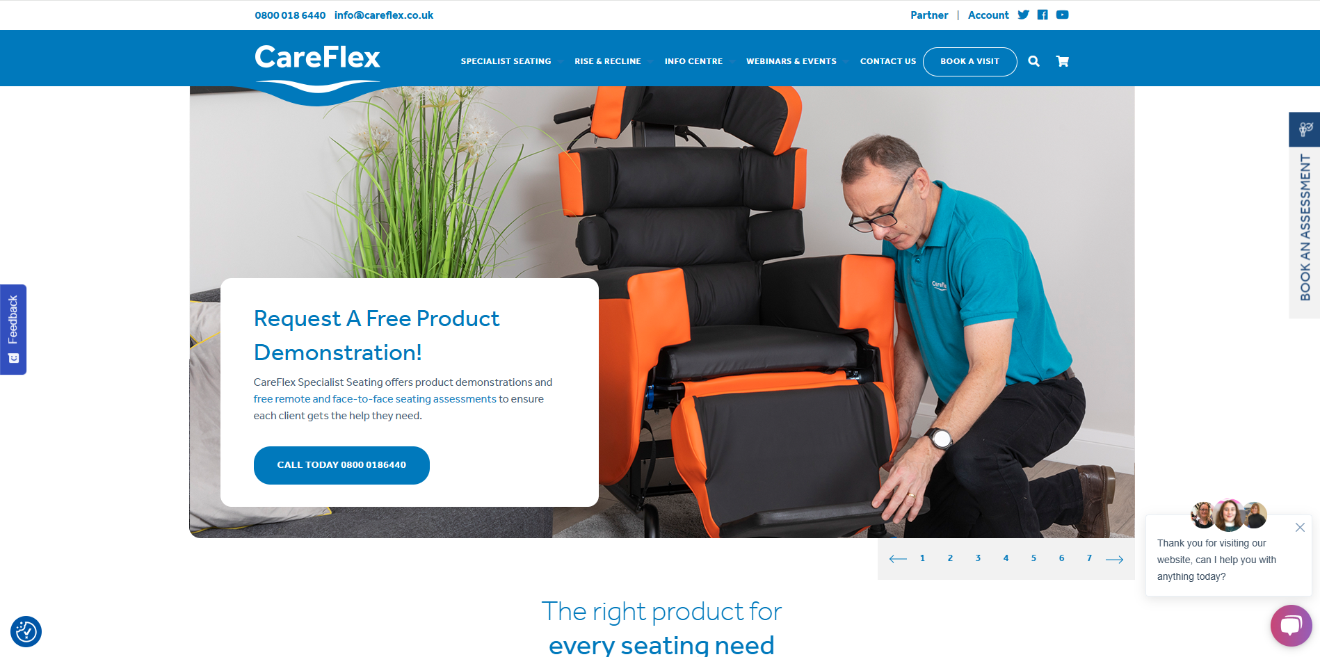 CareFlex Ltd Website