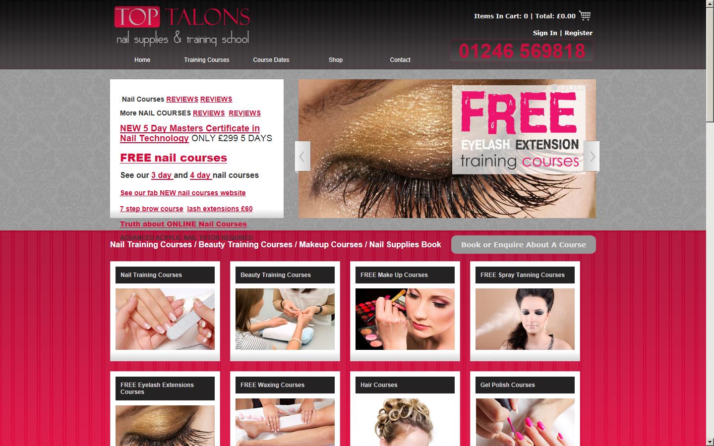 Top Talons Website