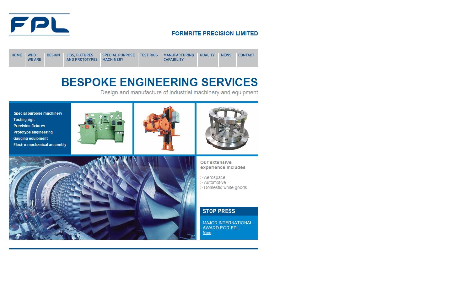 Formrite Tool & Gauge Co Ltd Website