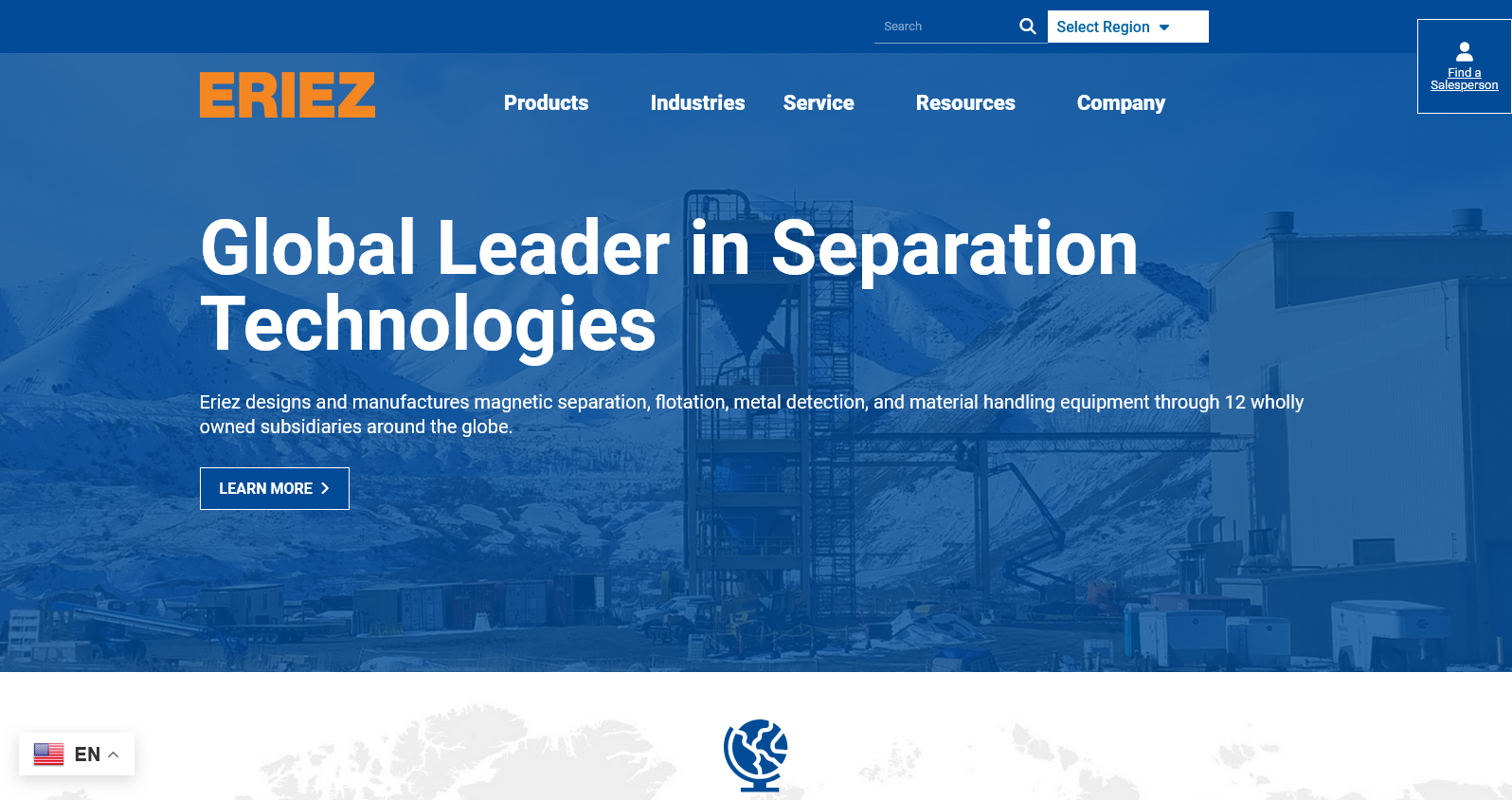 Eriez Magnetics Europe Ltd Website