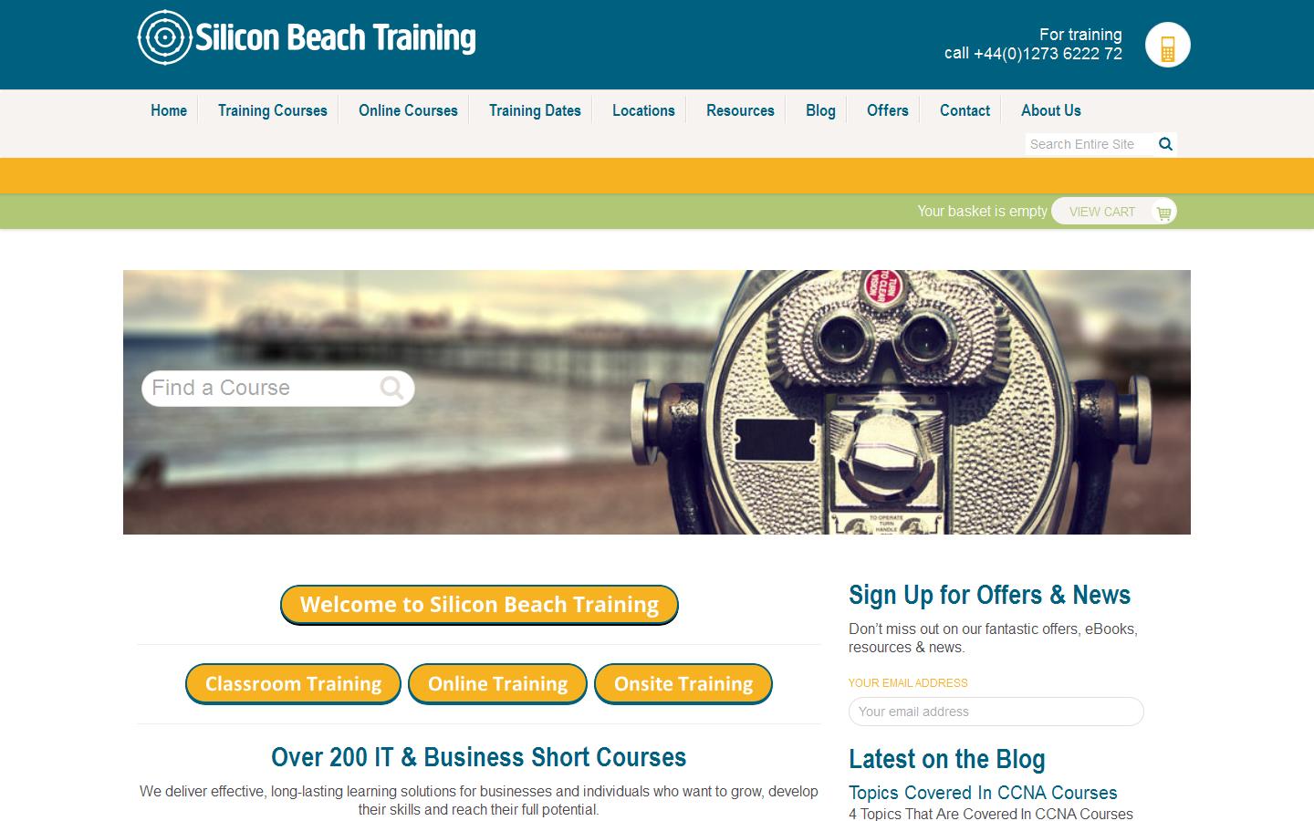 Silicon Beach Training Website