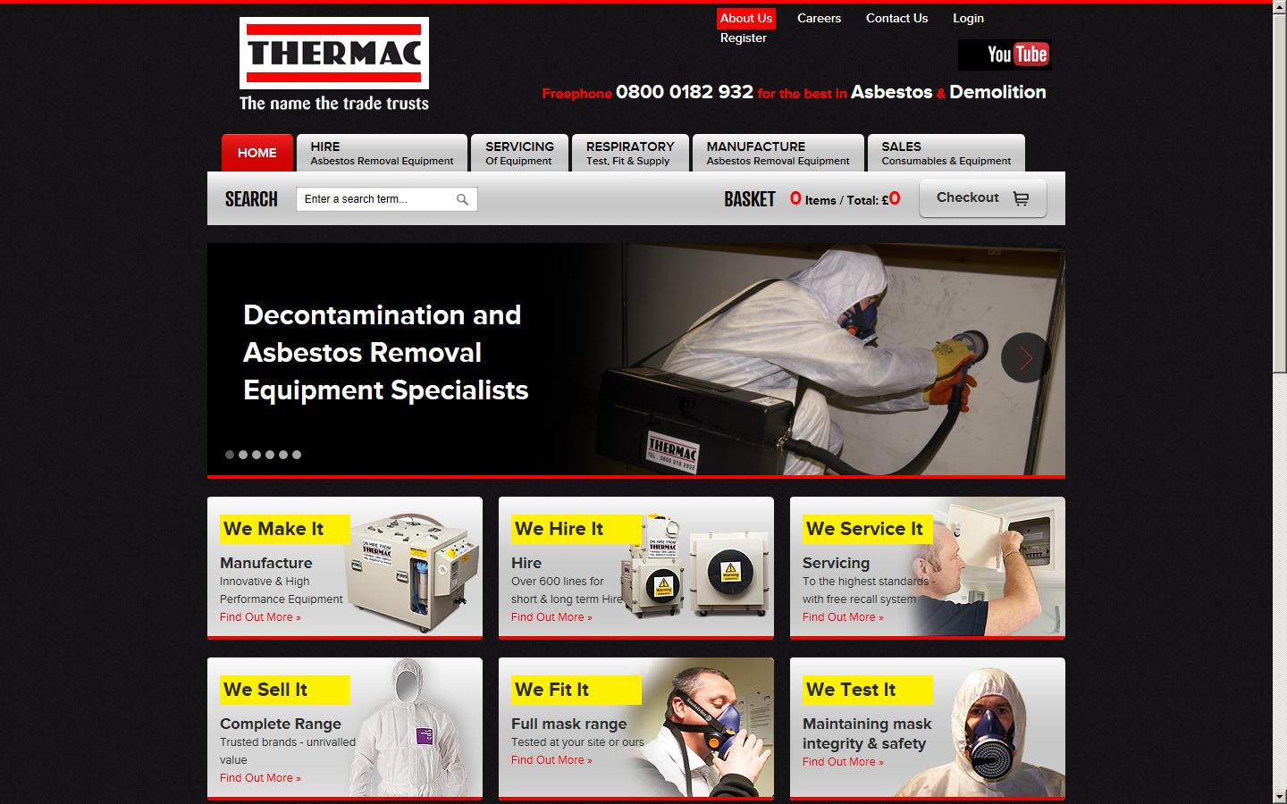 Thermac Hire Ltd Website