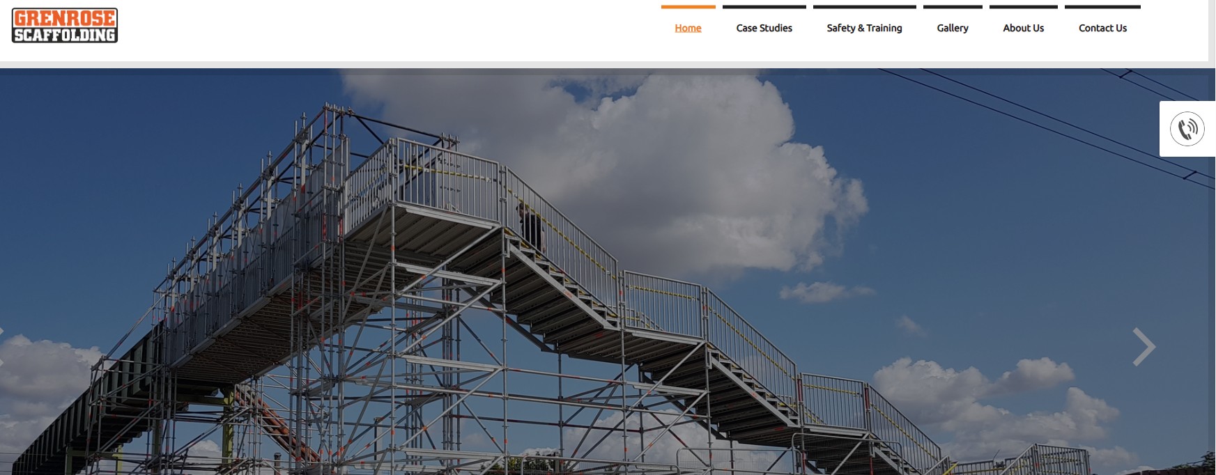 Grenrose Scaffolding Ltd Website