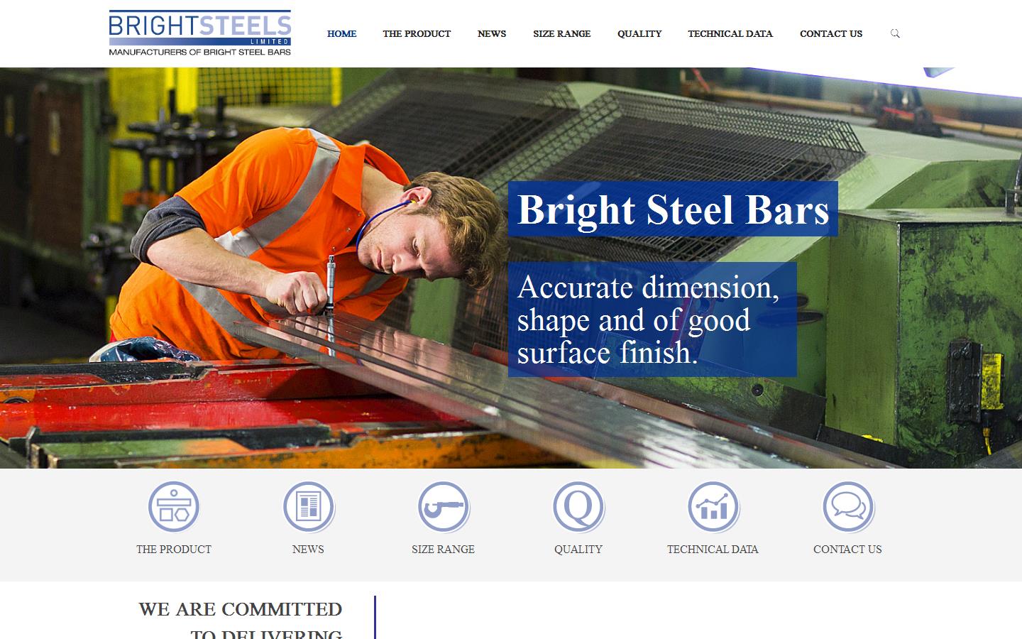 Bright Steels Ltd Website