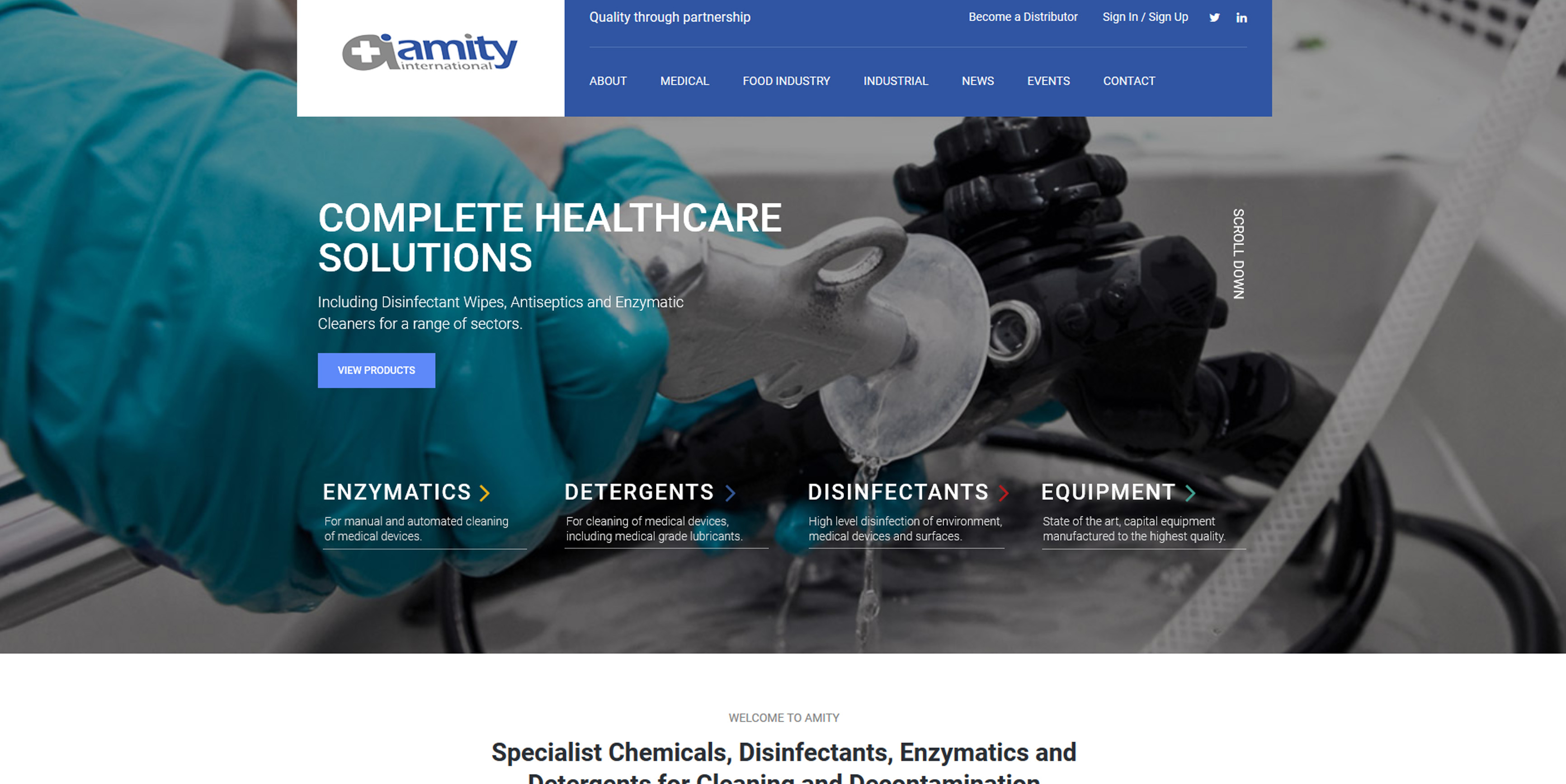 Amity Ltd Website