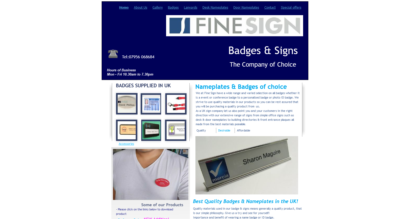 Fine Sign (Wembley) Ltd Website