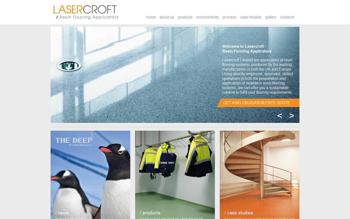 Lasercroft Ltd Website