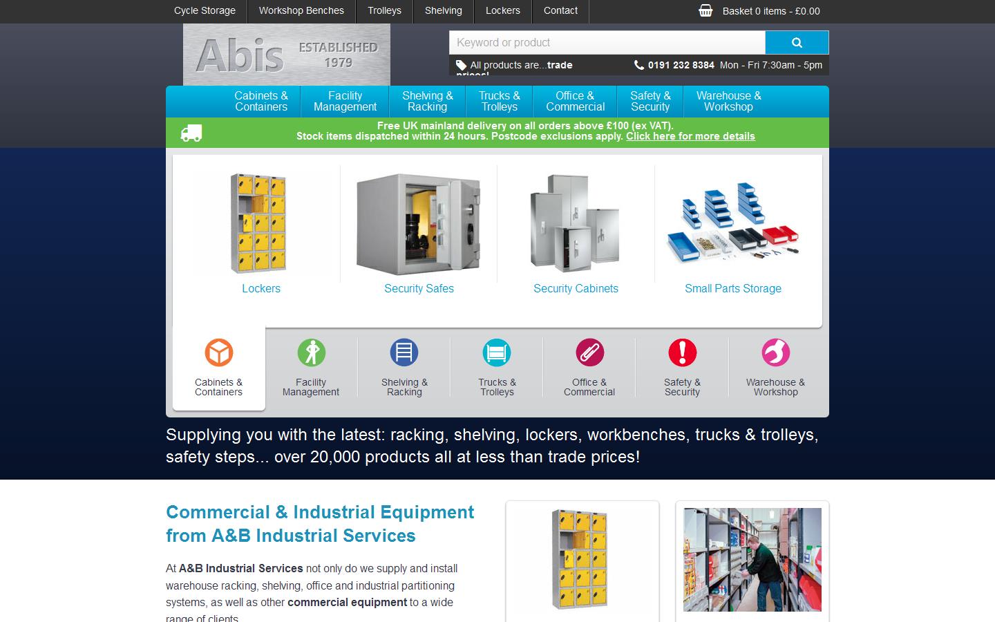 A & B Industrial Services Website