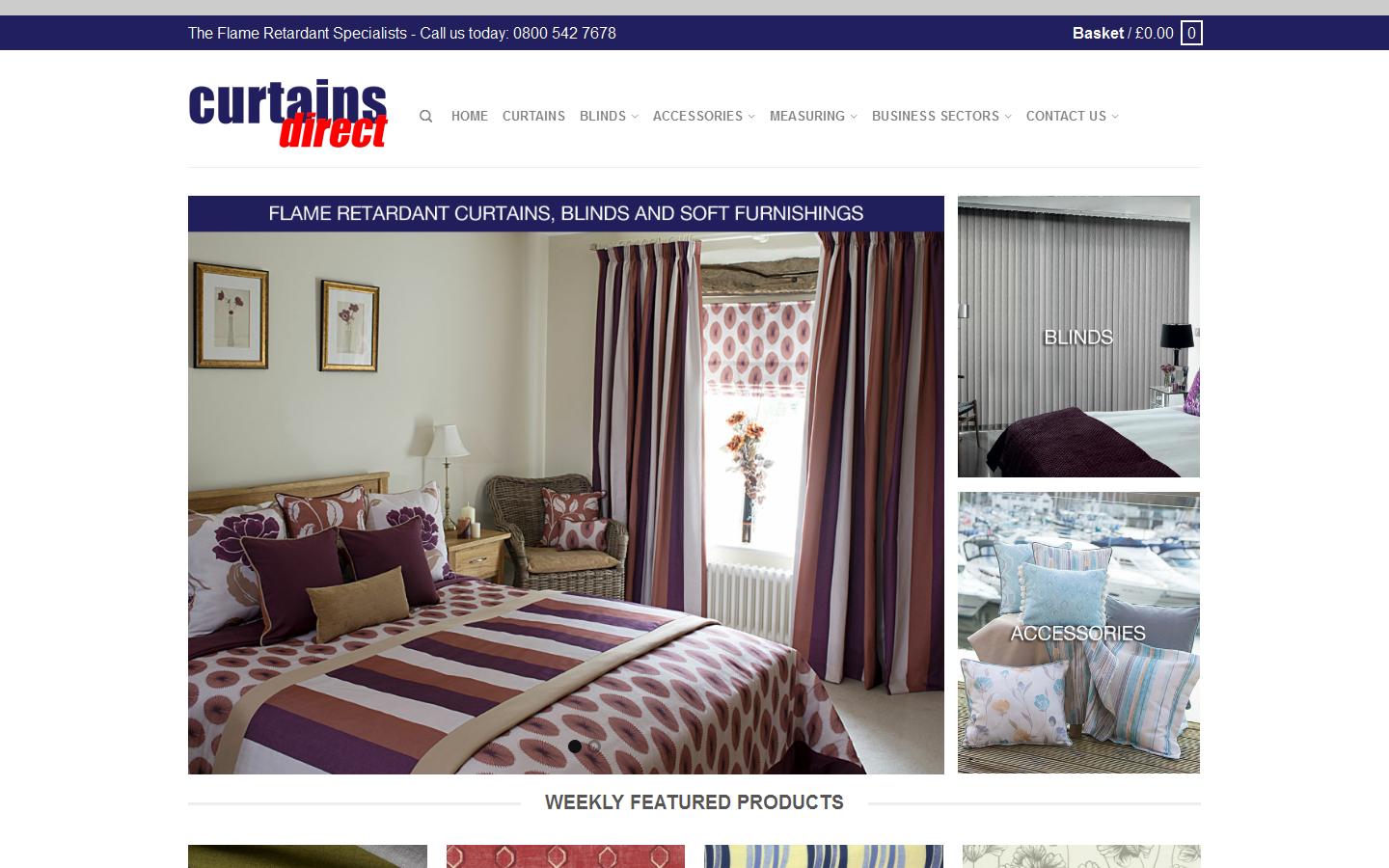 Curtains Direct Website