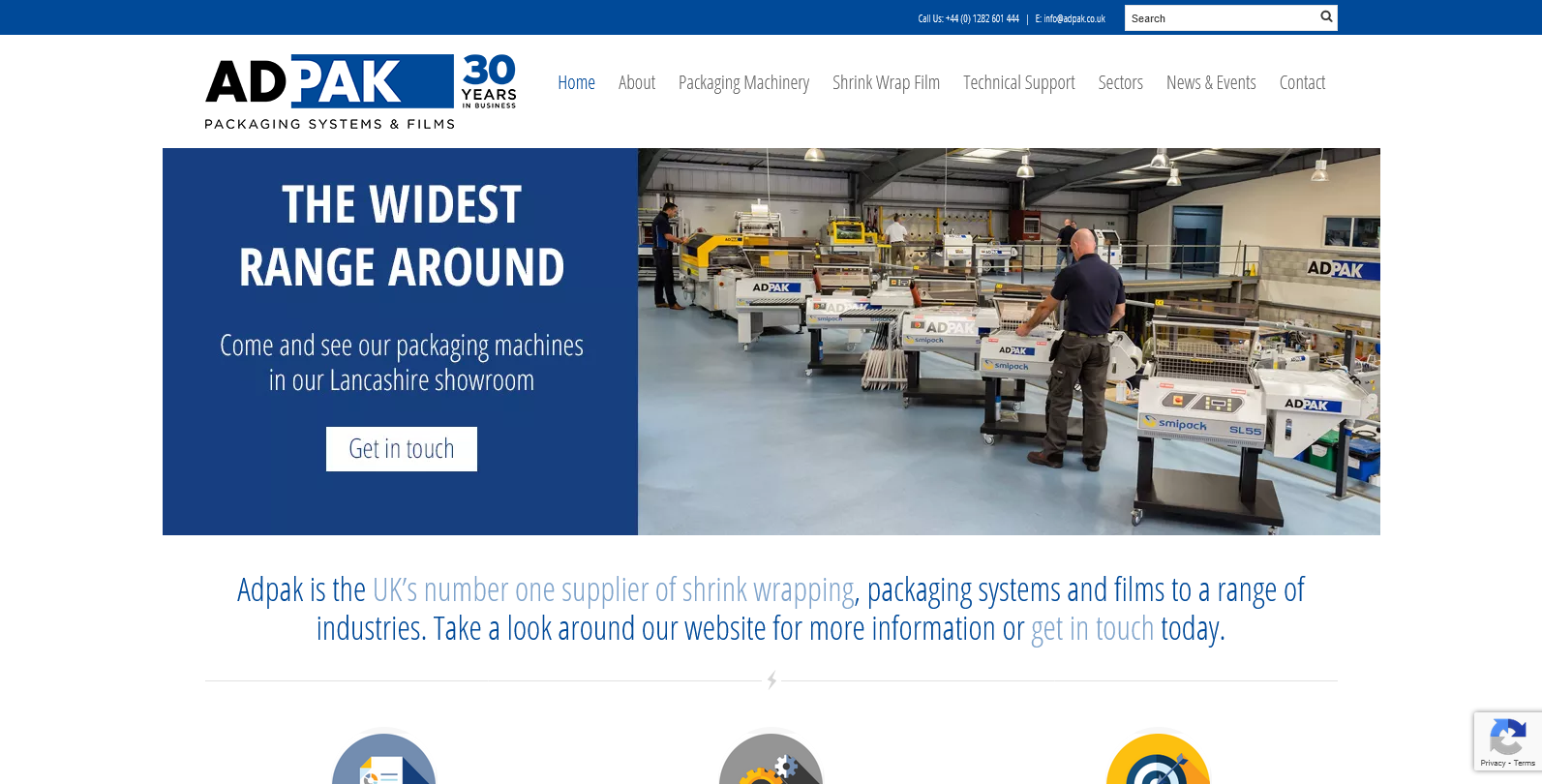 ADPAK Machinery Systems Ltd Website