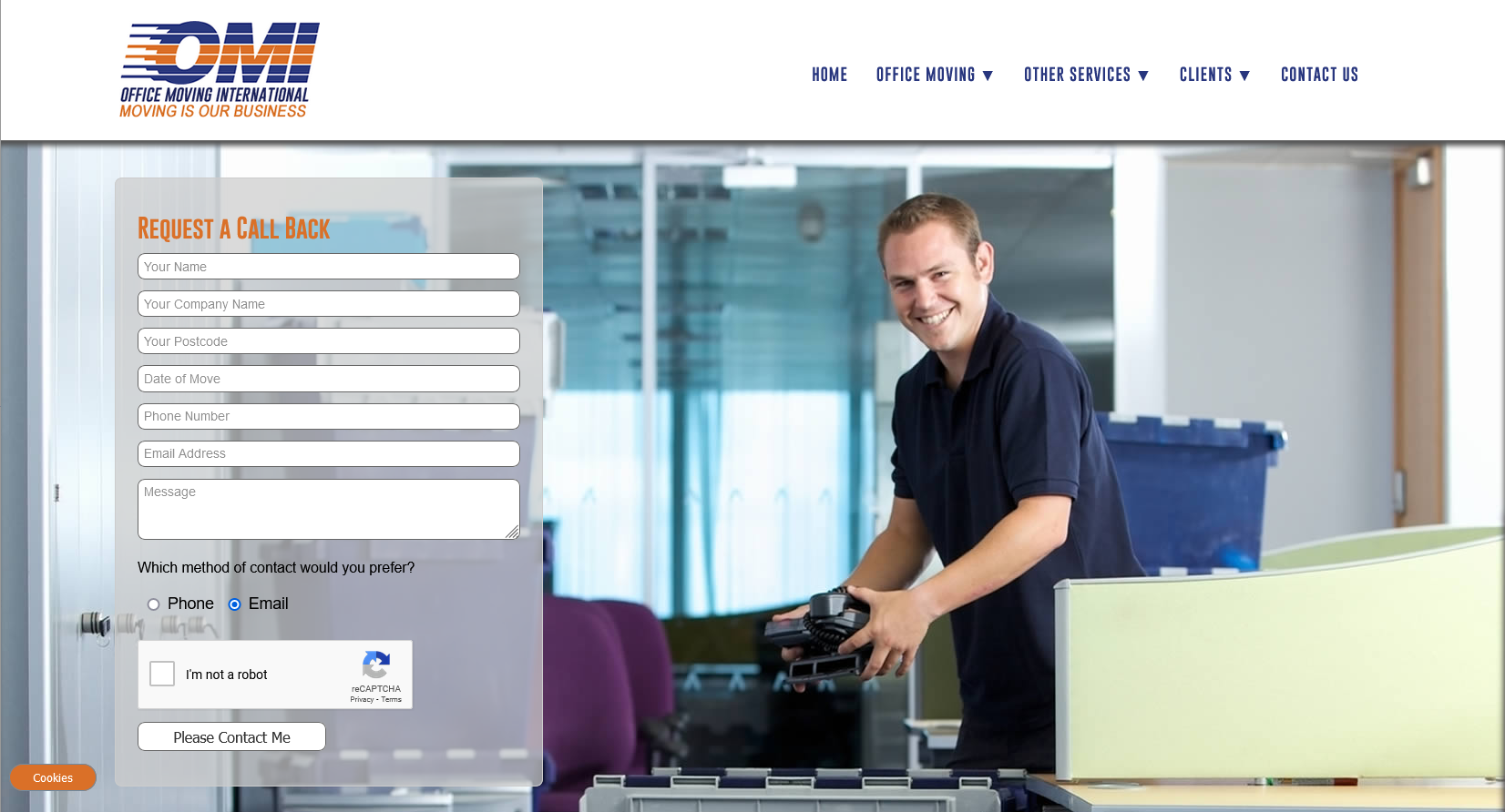 Office Moving International Ltd Website