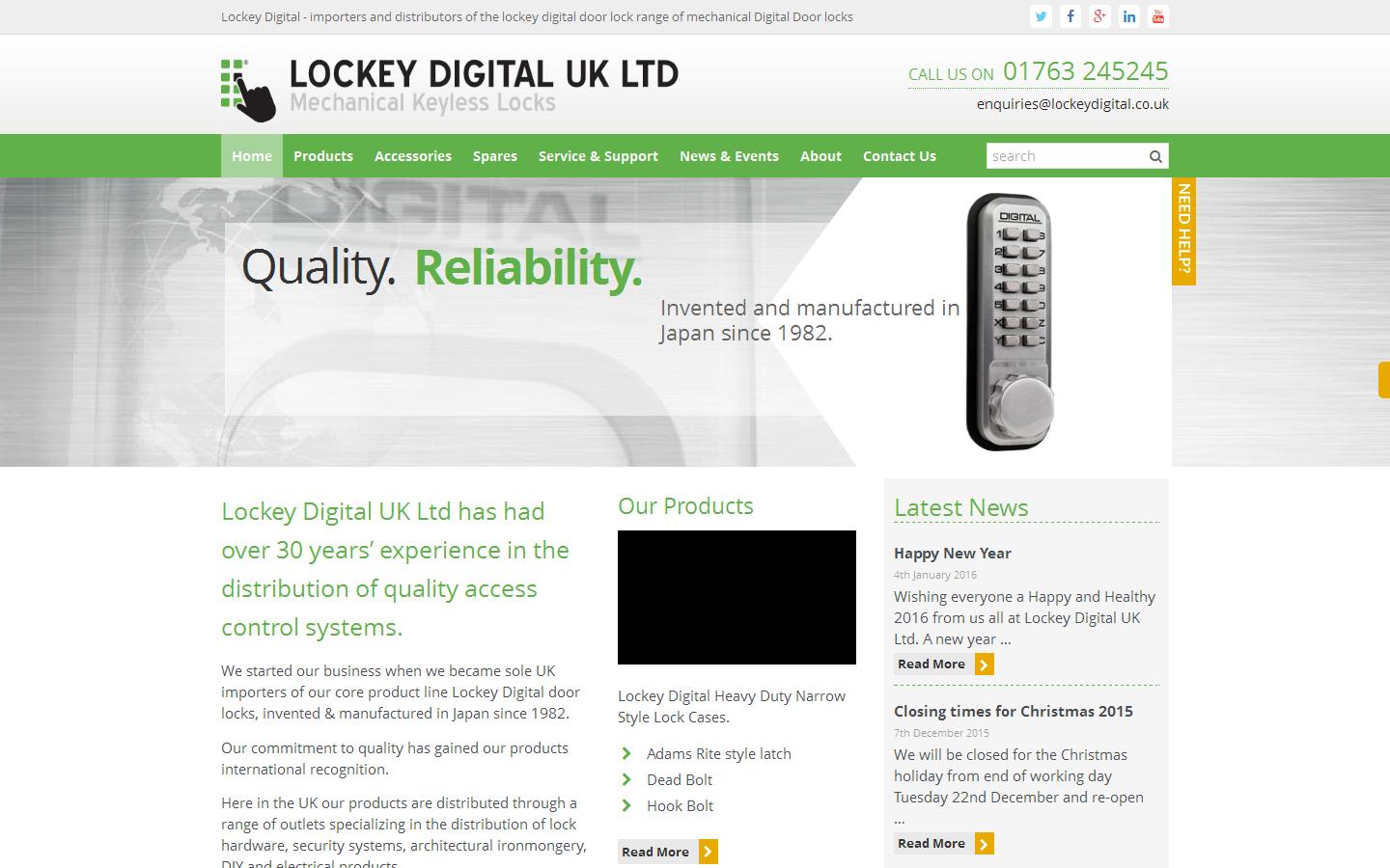 Lockey Digital UK Ltd Website