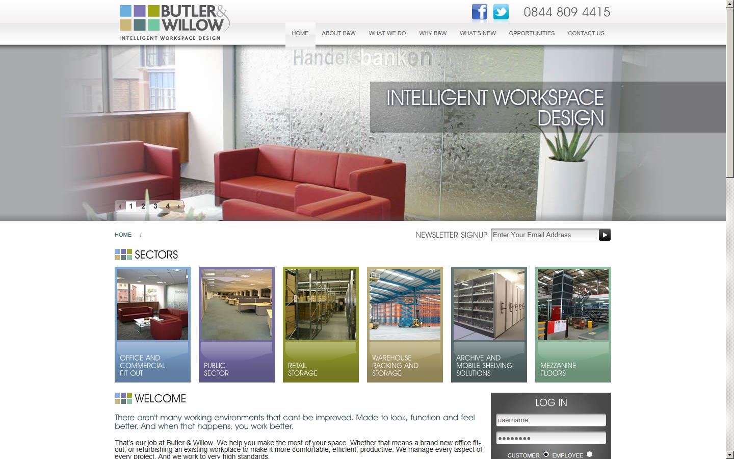 Butler & Willow Ltd Website