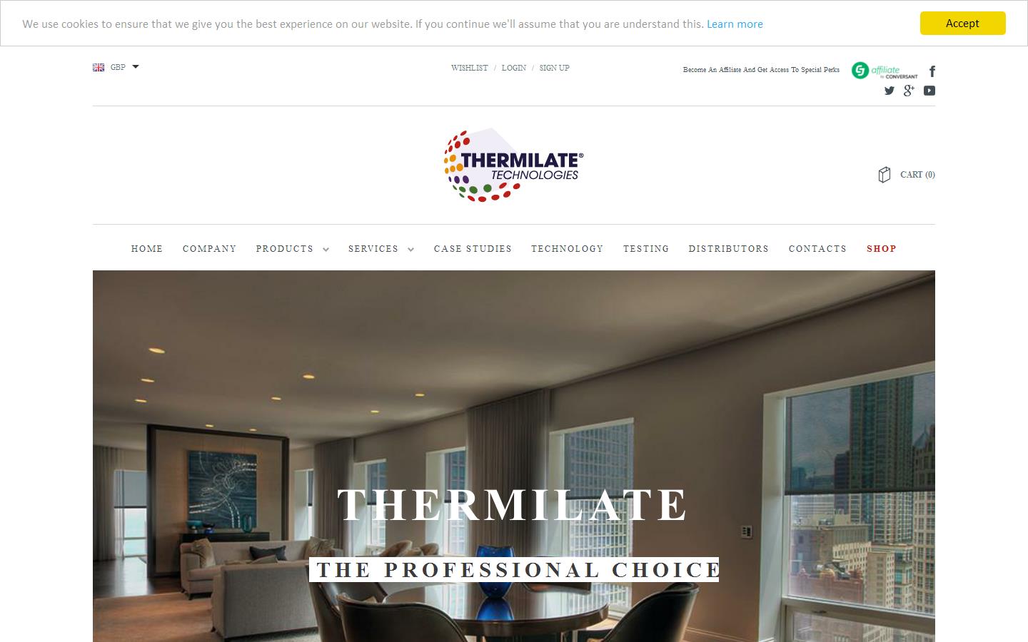 Thermilate Roof & Wall Coatings Ltd Website