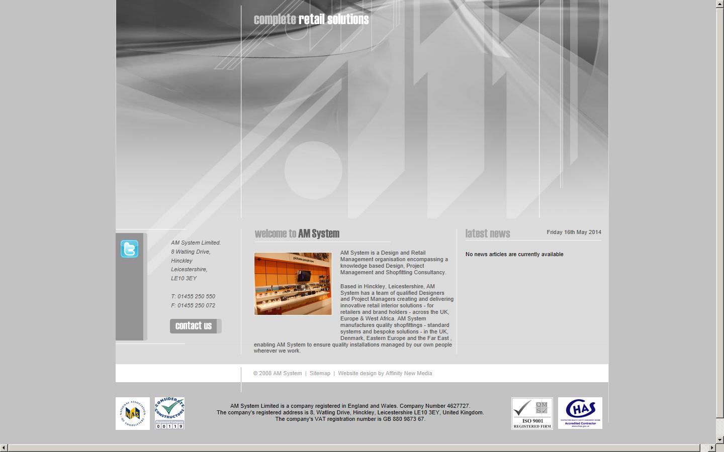 A M System (UK) Ltd Website