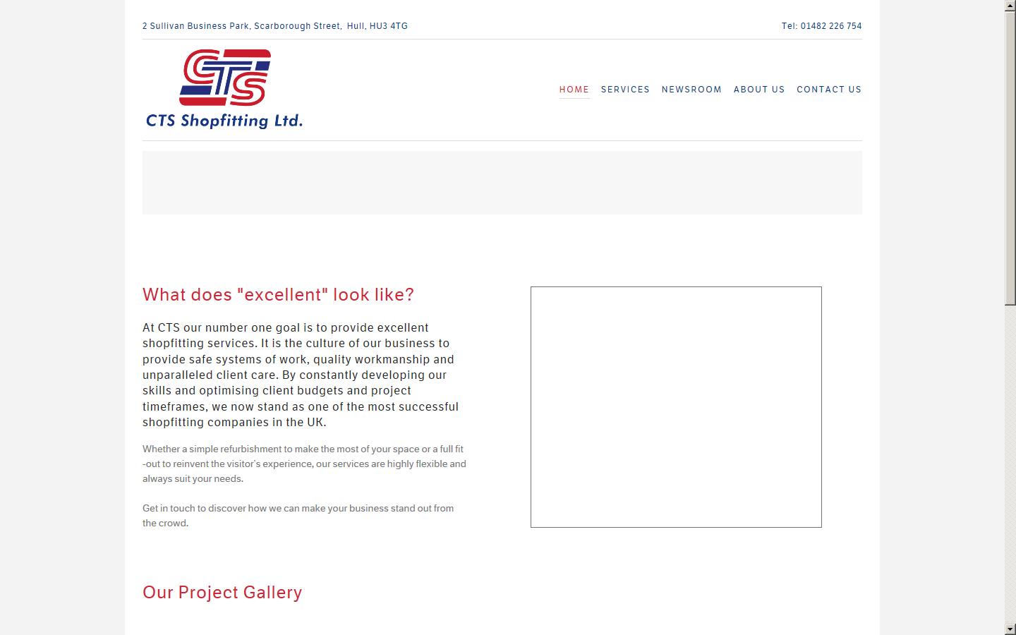 C T S Shopfitting Ltd Website