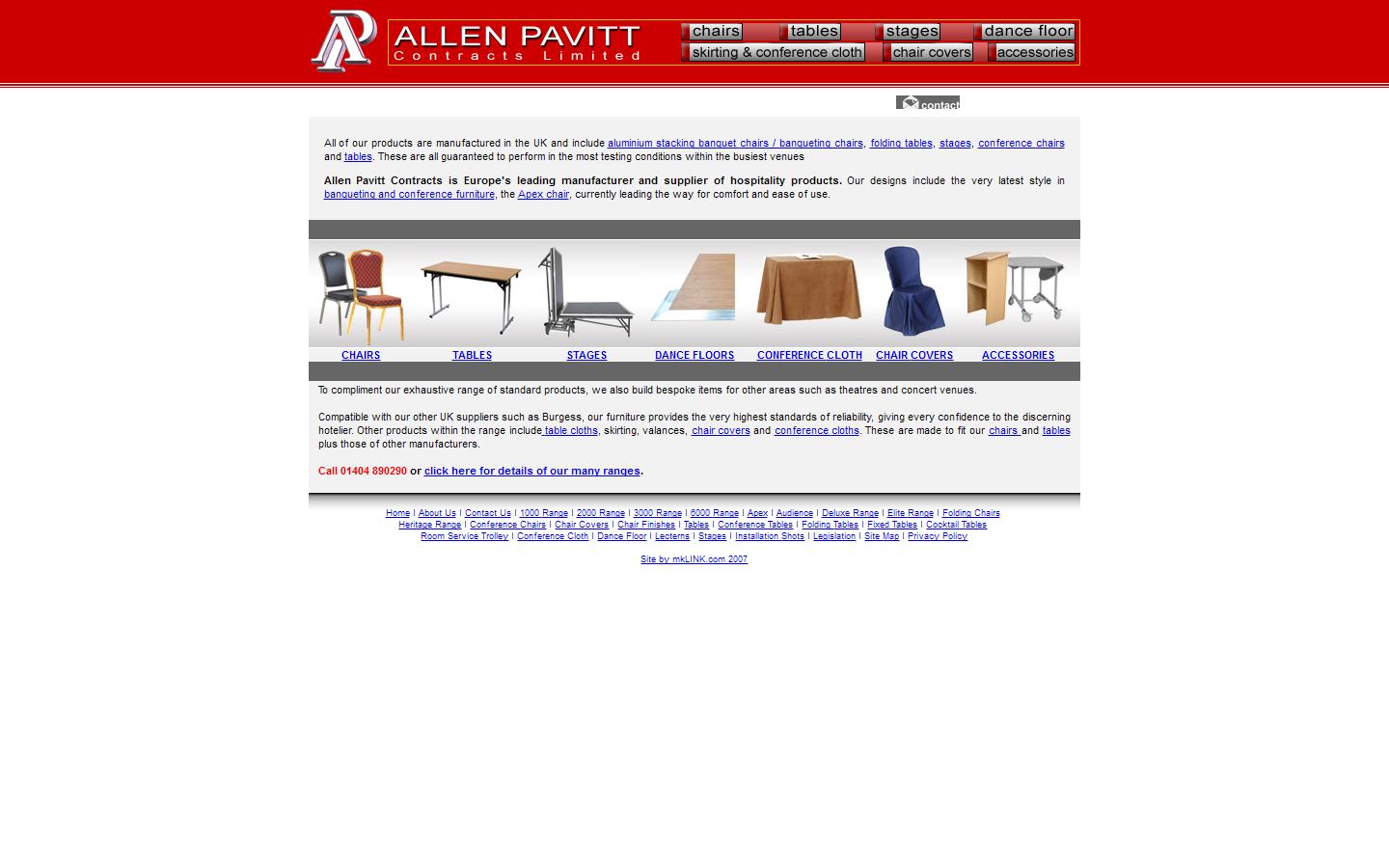 Allen Pavitt Contracts Website