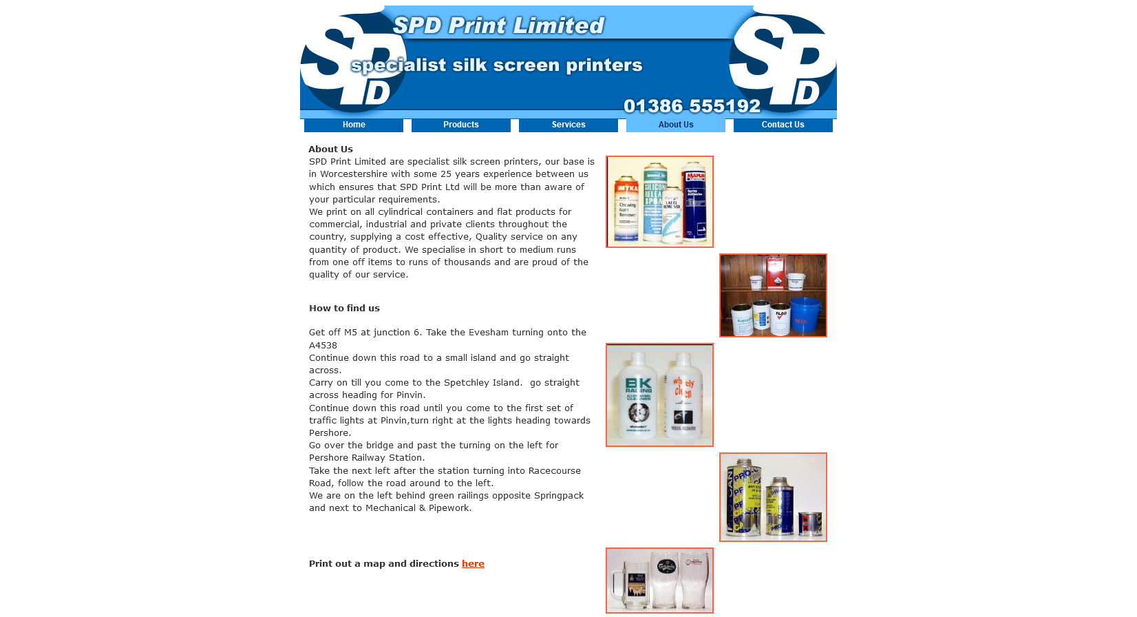 SPD Print Ltd Website