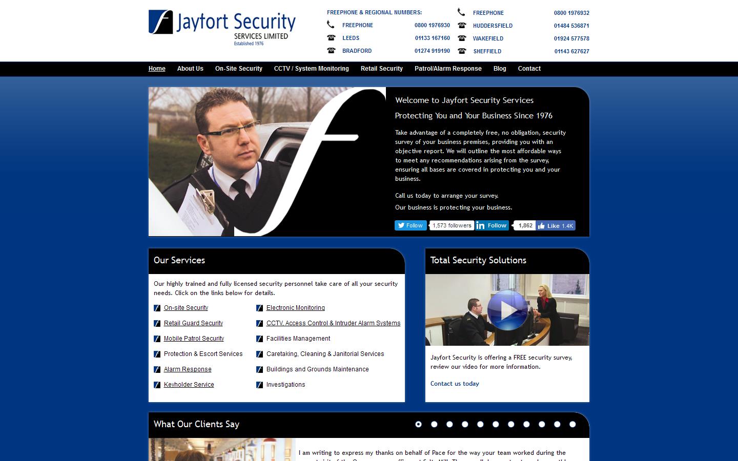 Jayfort Security Services Ltd Website