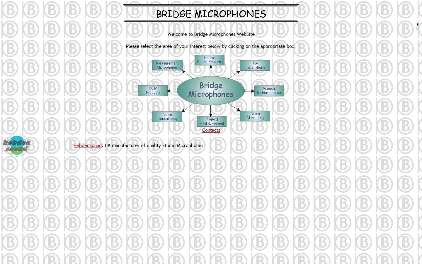 Bridge Microphones Website