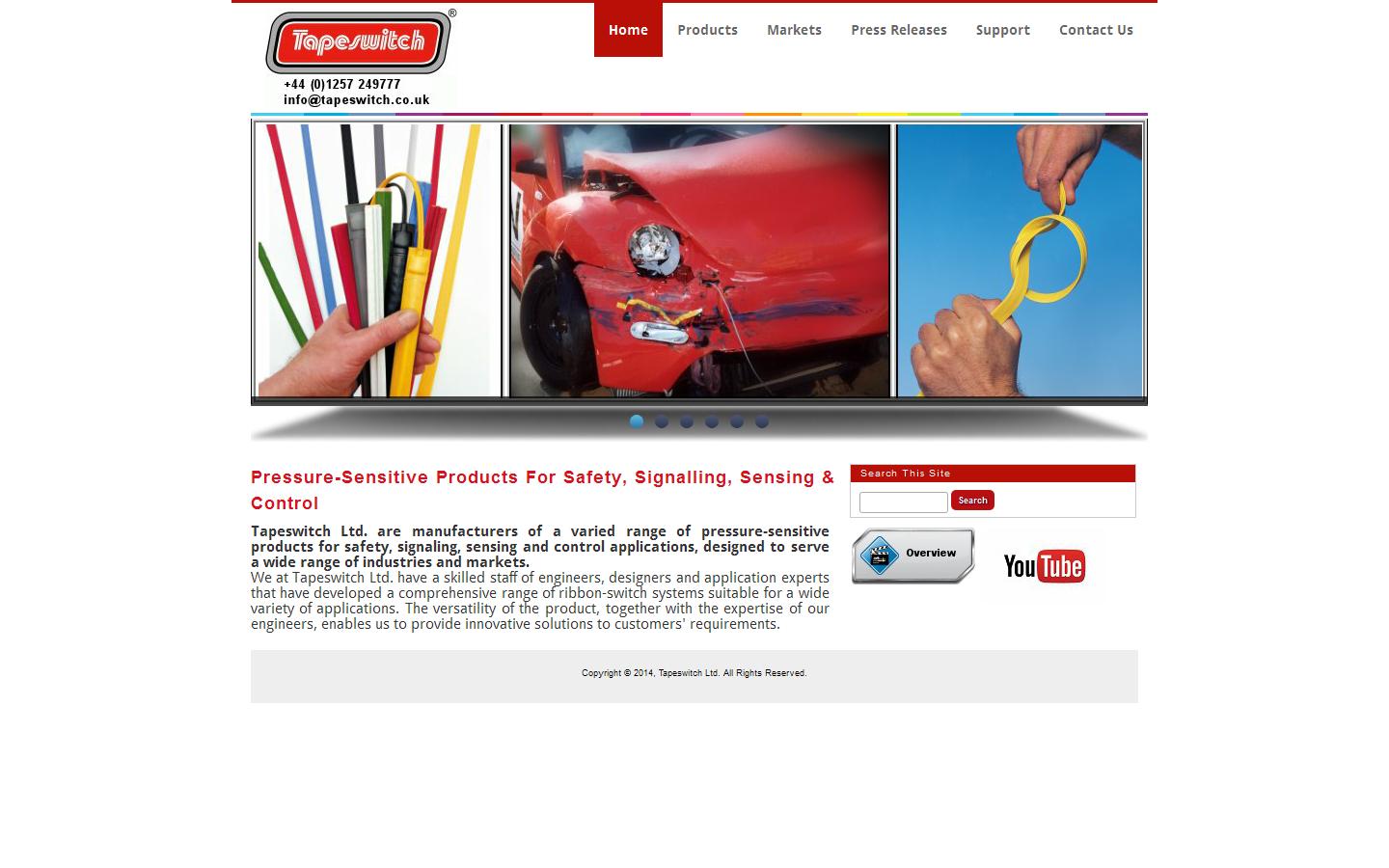 Tapeswitch Ltd Website